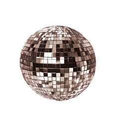 Fototapeta premium Disco Ball Isolated On Transparent Background