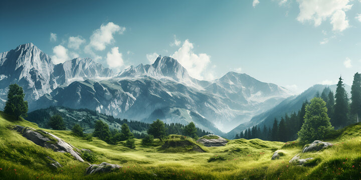 Panoramic landscape outlet