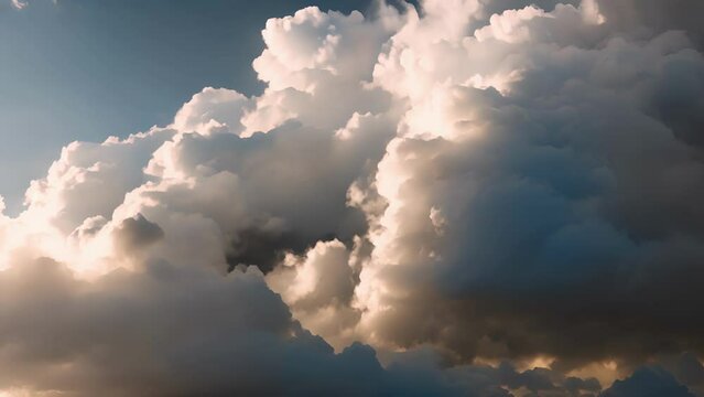 Ethereal virga clouds releasing delicate showers that never touch the ground