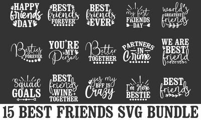 Fototapeta premium Best Friend 15 Design Bundle