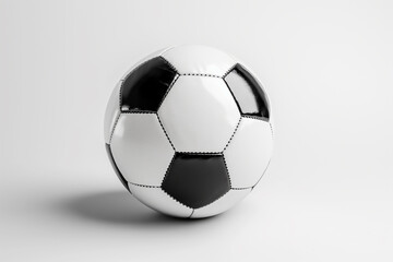 Fototapeta premium Image of a soccer ball on a white isolated background