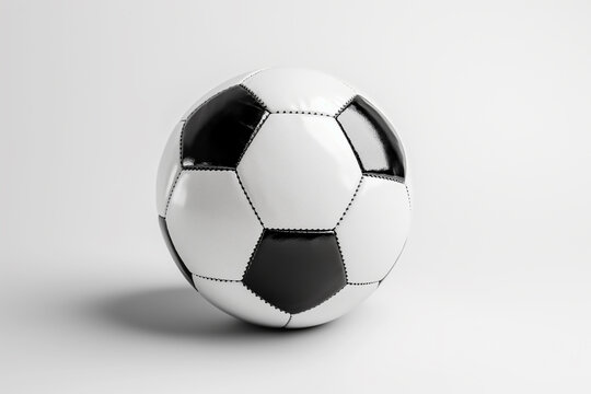 Image of a soccer ball on a white isolated background