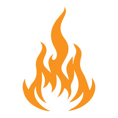 set of fire icon vector 