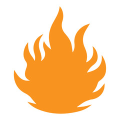 set of fire icon vector 