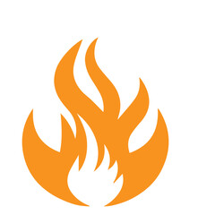 set of fire icon vector 