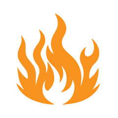 set of fire icon vector 