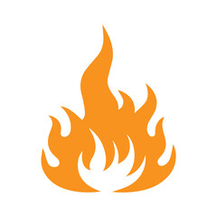 set of fire icon vector 
