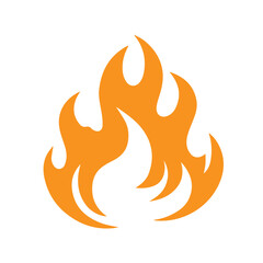 set of fire icon vector 
