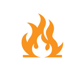 set of fire icon vector 
