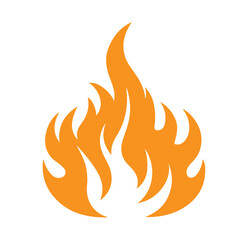 set of fire icon vector 