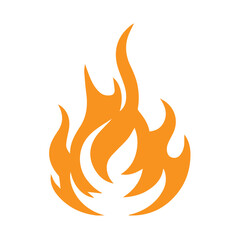 set of fire icon vector 