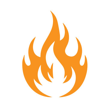 set of fire icon vector 