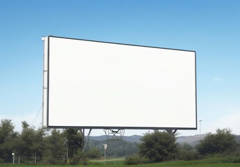 Fototapeta premium blank billboard mockup