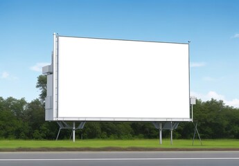 blank billboard mockup