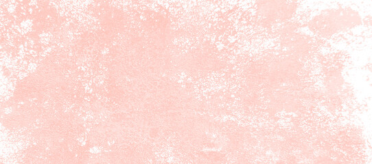 Delicate pink watercolor with a sponge-like texture on white, banner, minimalistic illustration, peach in pastel colors, horizontal