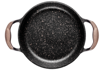 Frying pan with non-stick coating