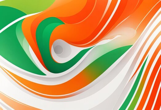 vector indian tri color theme