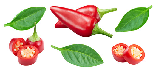 Fresh organic pepper isolated