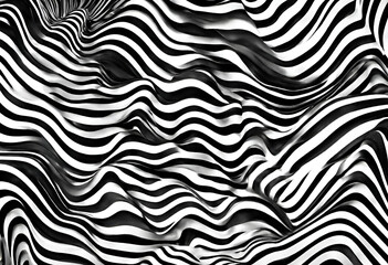 Black and white stipes abstract design background.