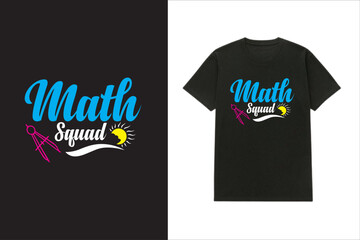 Math Squad T-shirt design