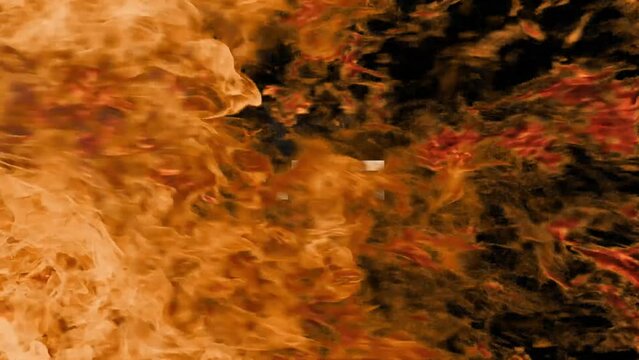 Flame subscription text animation. animated social media subscribe, like share, comment with fire transition.