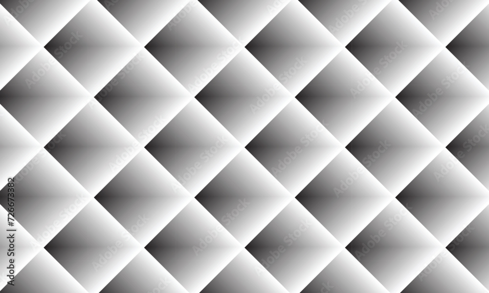 Aufkleber abstract repeatable seamless black white gradient rectangle pattern.