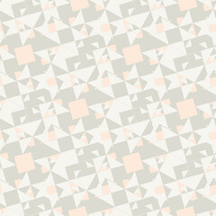 Vector seamless abstract geometric background in pastel colors