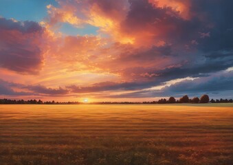 Hyper realistic and detailed image of A field