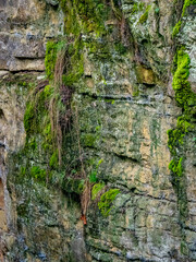 Gesteinsschichten im Eisiger Loch