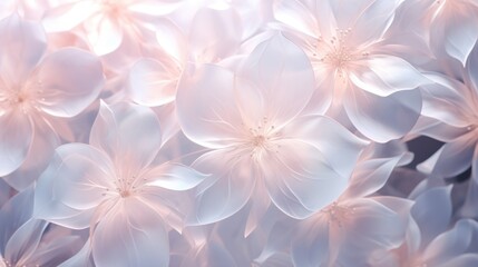 Bright flower petals with water drops