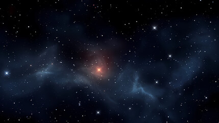 Naklejka premium Mysterious star themed gradient background with countless twinkling stars