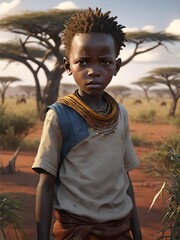 The African boy
