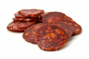 pieces of fresh chorizo pieces of butcher's chorizo