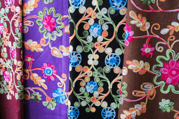 Textura de ponchos Ecuatorianos