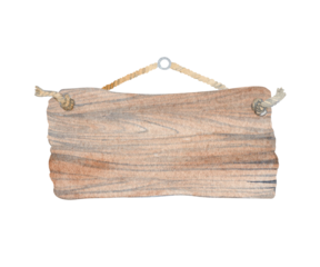 A wooden tablet is painted with watercolor. 
Text board. Isolated object on a white background.
Decorative wood banners perfect for card making, wedding invitation and DIY project