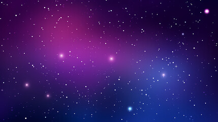 Obraz premium Countless stars twinkle in the night sky