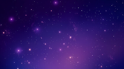 Fototapeta premium Mysterious star themed gradient background with countless twinkling stars