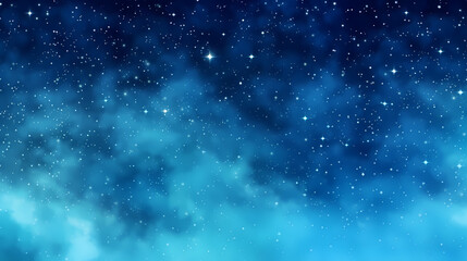 Fototapeta premium Mysterious star themed gradient background with countless twinkling stars