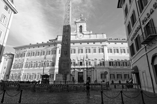  view of the city Europe. Panorama Travel Concept Castel Sant'Angelo Trevi Fountain Colosseum Spanish Steps Saint Peter's Basilica Castel Sant'Angelo Victor Emmanuel II Monument