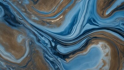 abstract background A blue marble pattern texture abstract background that looks realistic and detailed, the marble  