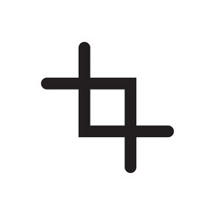Obraz premium crop icon