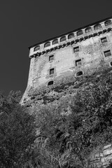 Pescolanciano, Molise. D’Alessandro Castle. View