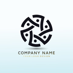 Dental vector logo design idea