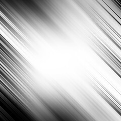 Fototapeta premium Black and white stripe abstract background. Motion effect. Grayscale fiber texture backdrop and banner. Monochrome gradient pattern and textured wallpaper.