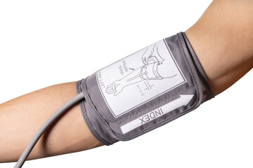 Blood pressure measurement in process