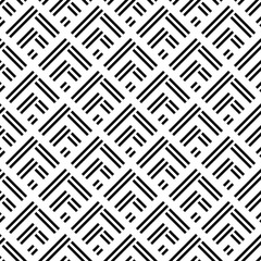 Seamless pattern. Lines ornament. Strokes wallpaper. Linear motif. Striped background. Dashes illustration. Hatches image. Geometric backdrop. Textile print, web design, abstract. Vector artwork.