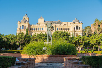 Fototapeta na wymiar Hôtel de ville de Málaga, Espagne.