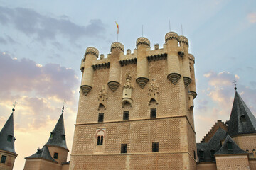 Castle Alcazar in Segovia, Spain