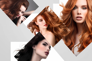 A versatile template, this collage mockup tailored for a hair stylist seamlessly integrates several captivating images, offering a comprehensive showcase of the stylist's expertise and creativity