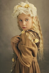 Beautiful little girl portrait